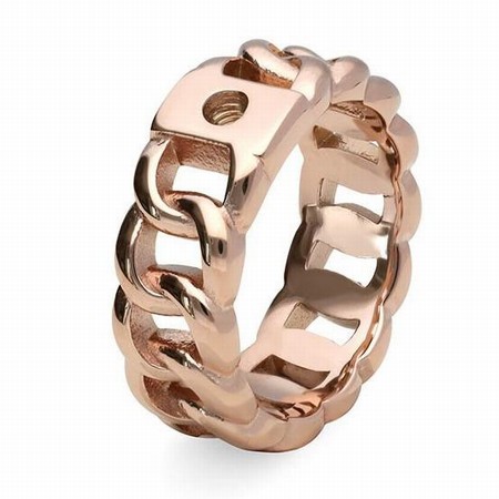 Qudo Rose Gold Ring Liberi - Size 54